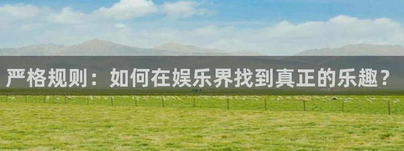 新城平台体育合法嘛：严格规则：如何在娱乐界找到真正的乐趣？